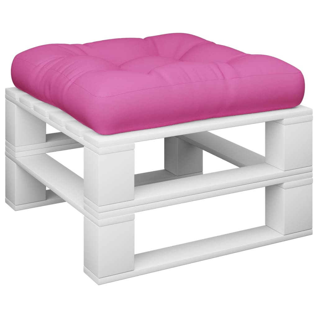 Cuscino per Pallet Rosa 50x50x12 cm Tessuto | homemem39