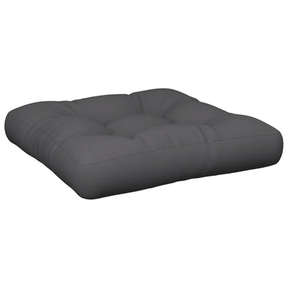Cuscino per Pallet Antracite 60x60x12 cm in Tessuto | homemem39