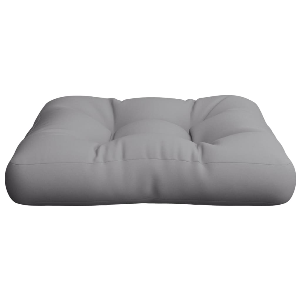 Cuscino per Pallet Grigio 60x60x12 cm in Tessuto | homemem39