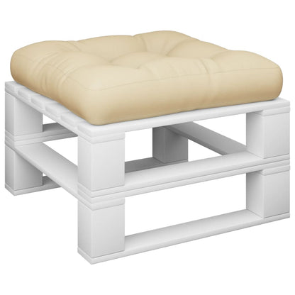Cuscino per Pallet Beige 60x60x12 cm in Tessuto | homemem39