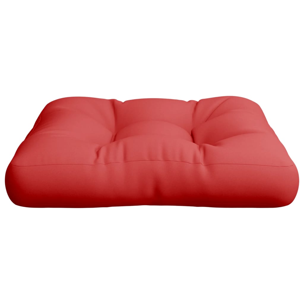 Cuscino per Pallet Rosso 60x60x12 cm in Tessuto | homemem39