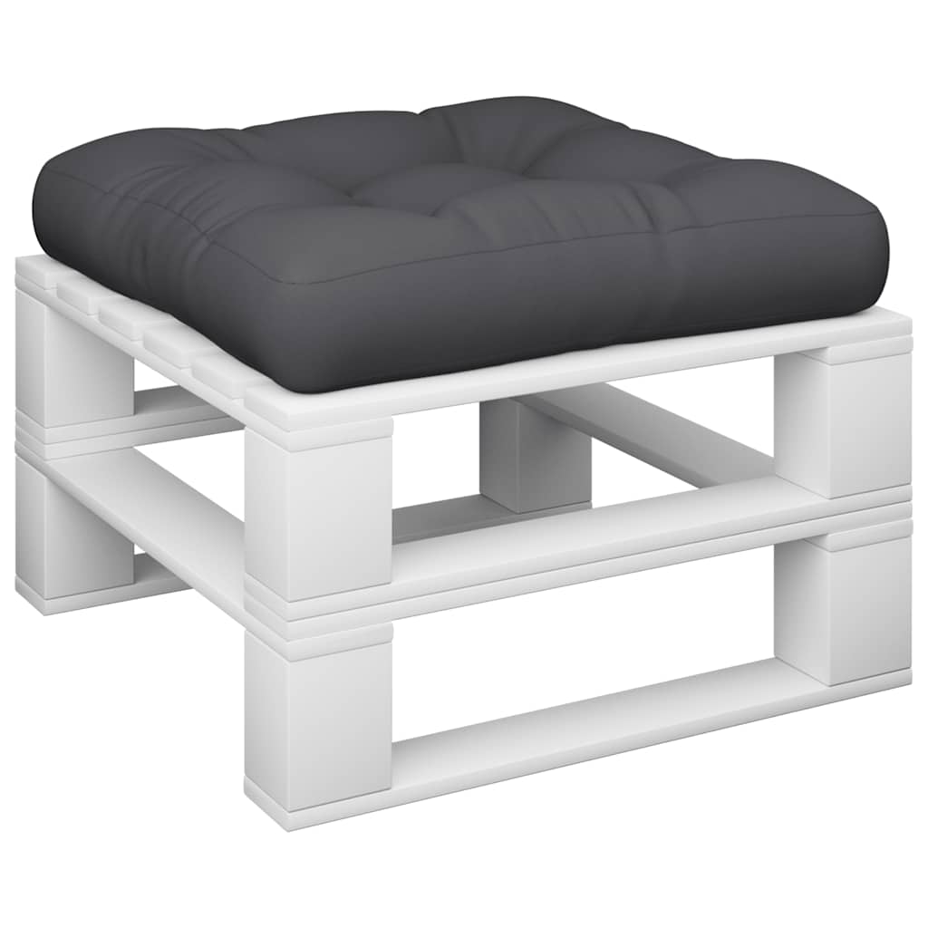 Cuscino per Pallet Nero 60x60x12 cm in Tessuto | homemem39