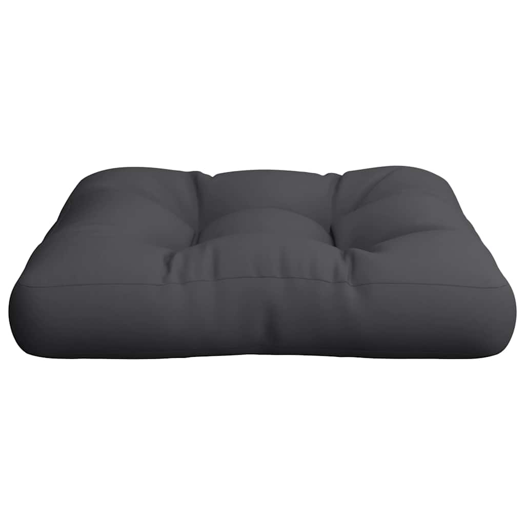 Cuscino per Pallet Nero 60x60x12 cm in Tessuto | homemem39