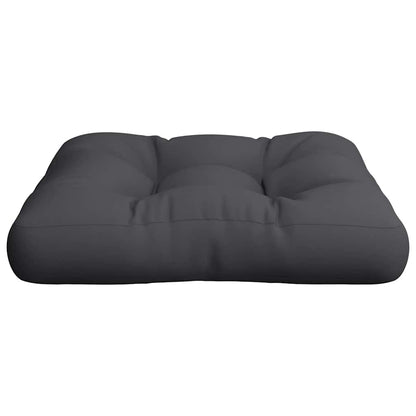 Cuscino per Pallet Nero 60x60x12 cm in Tessuto | homemem39