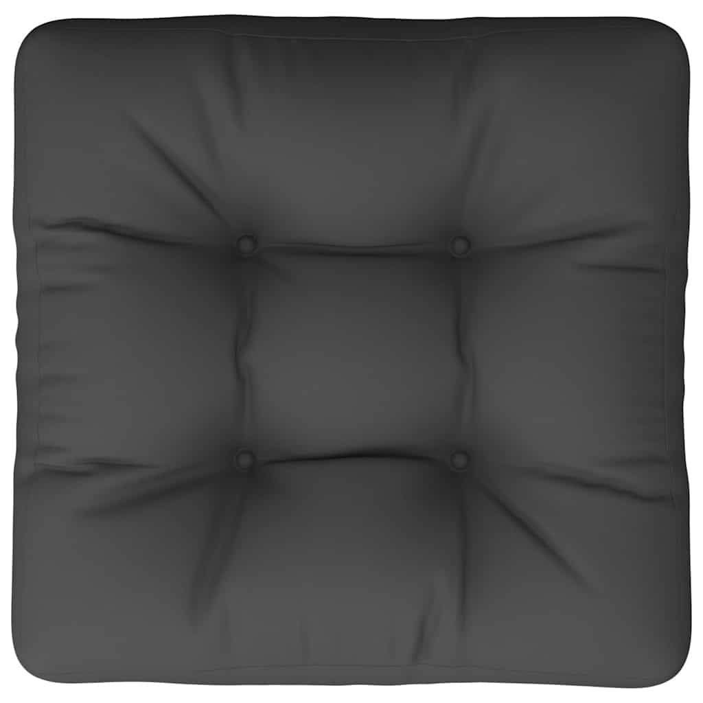 Cuscino per Pallet Nero 60x60x12 cm in Tessuto | homemem39