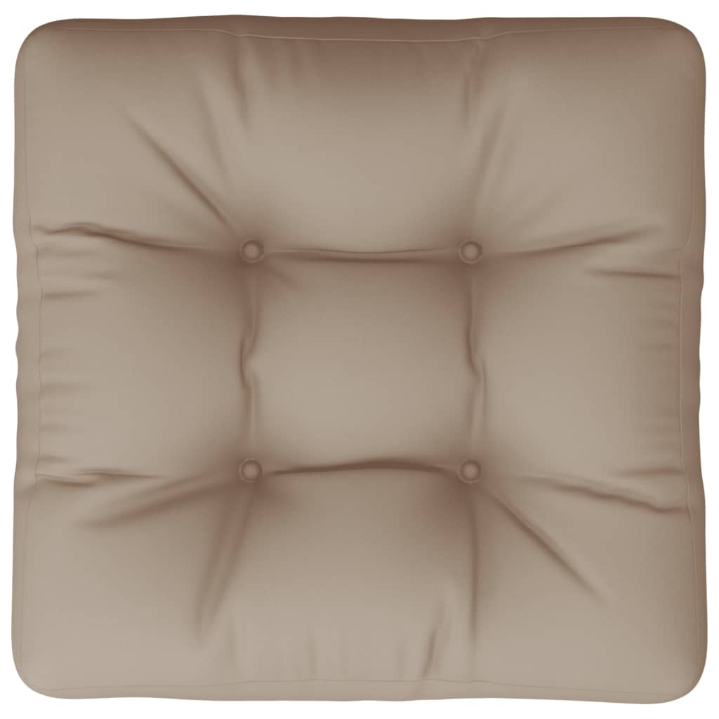 Cuscino per Pallet Tortora 60x60x12 cm in Tessuto | homemem39