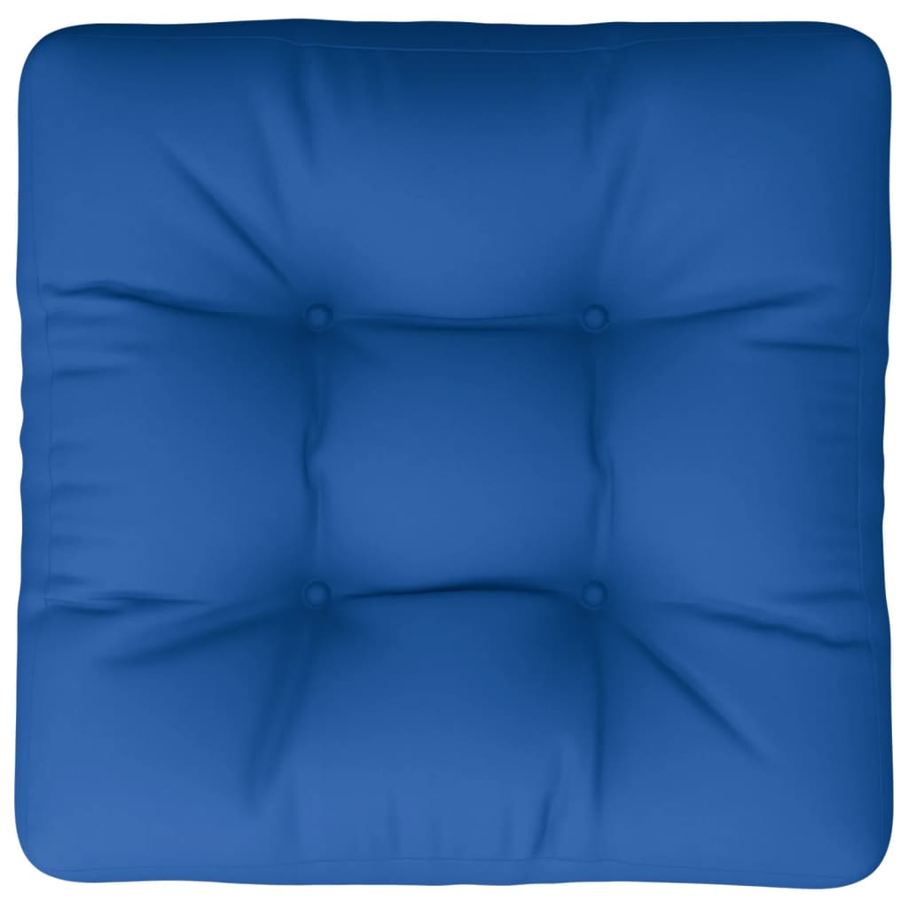 Cuscino per Pallet Blu Reale 60x60x12 cm in Tessuto | homemem39