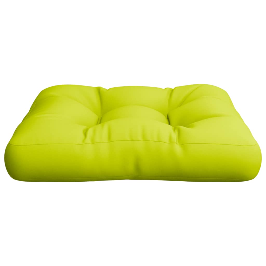 Cuscino per Pallet Verde Brillante 60x60x12 cm in Tessuto | homemem39