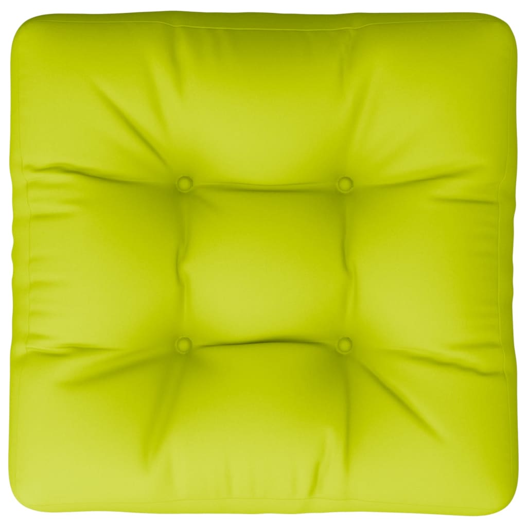 Cuscino per Pallet Verde Brillante 60x60x12 cm in Tessuto | homemem39