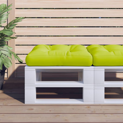 Cuscino per Pallet Verde Brillante 60x60x12 cm in Tessuto | homemem39