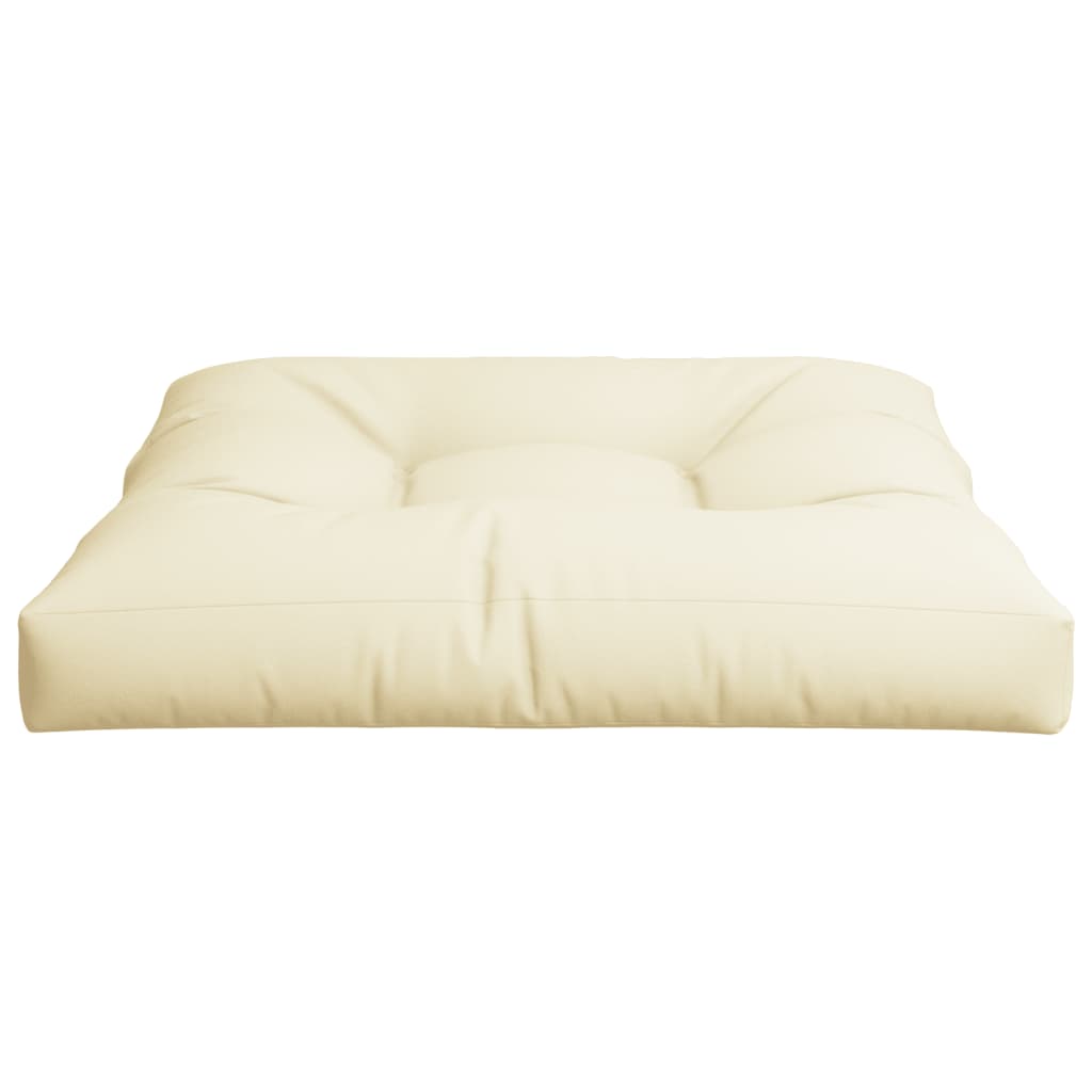 Cuscino per Pallet Crema 70x70x12 cm in Tessuto | homemem39