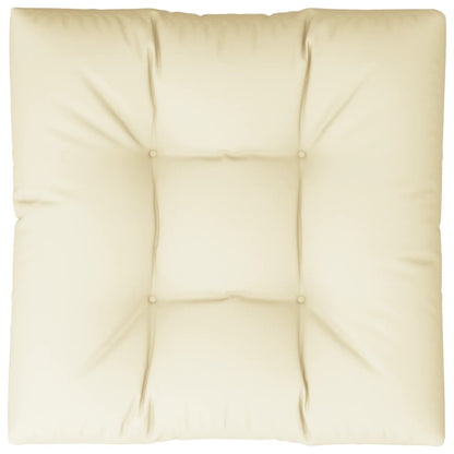 Cuscino per Pallet Crema 70x70x12 cm in Tessuto | homemem39