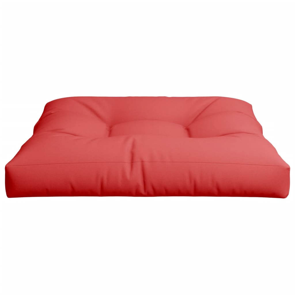 Cuscino per Pallet Rosso 70x70x12 cm in Tessuto | homemem39
