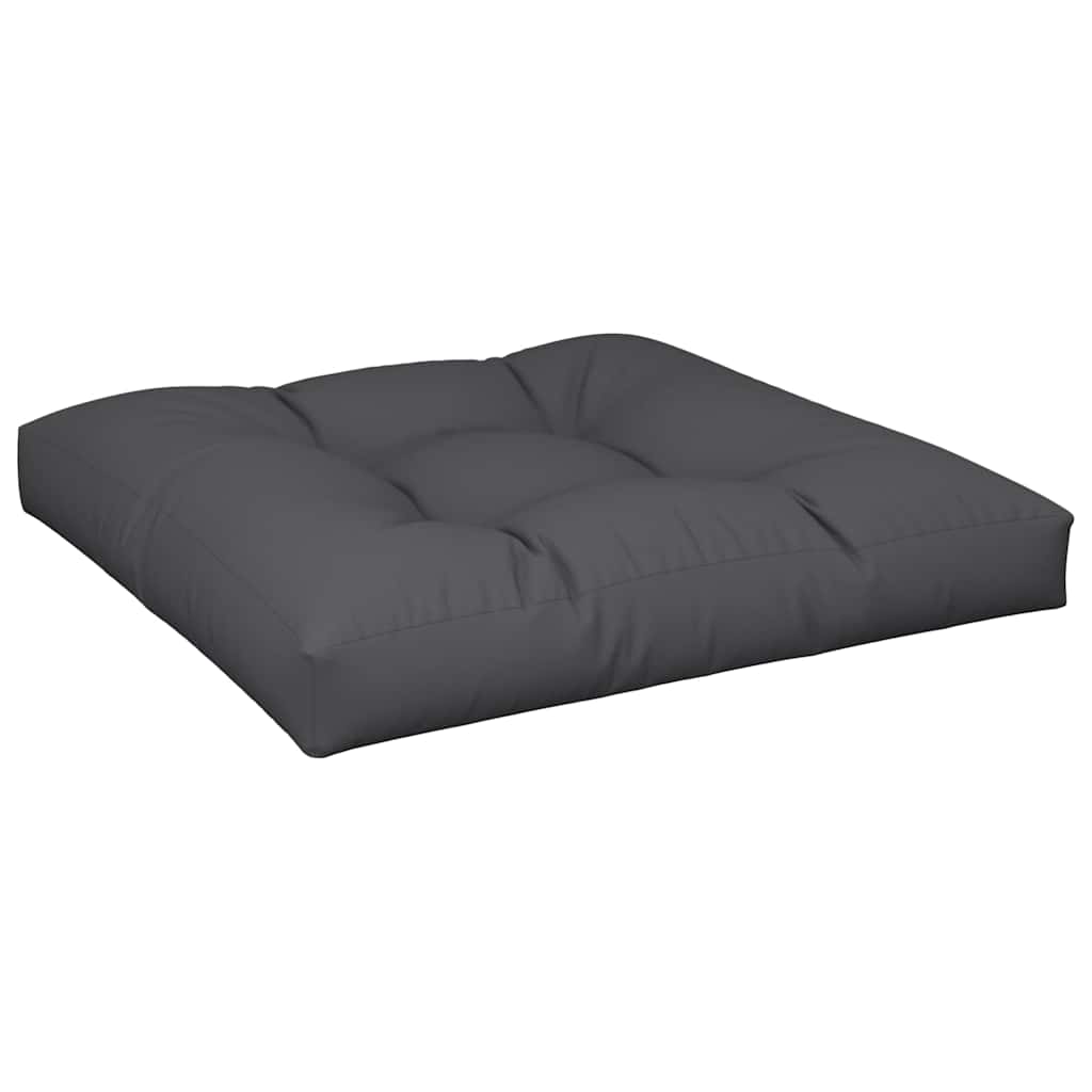 Cuscino per Pallet Nero 70x70x12 cm in Tessuto | homemem39