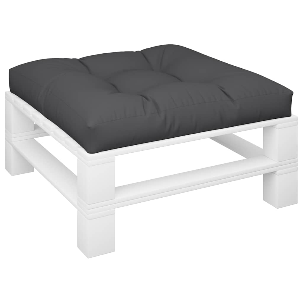 Cuscino per Pallet Nero 70x70x12 cm in Tessuto | homemem39
