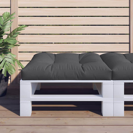 Cuscino per Pallet Nero 70x70x12 cm in Tessuto | homemem39