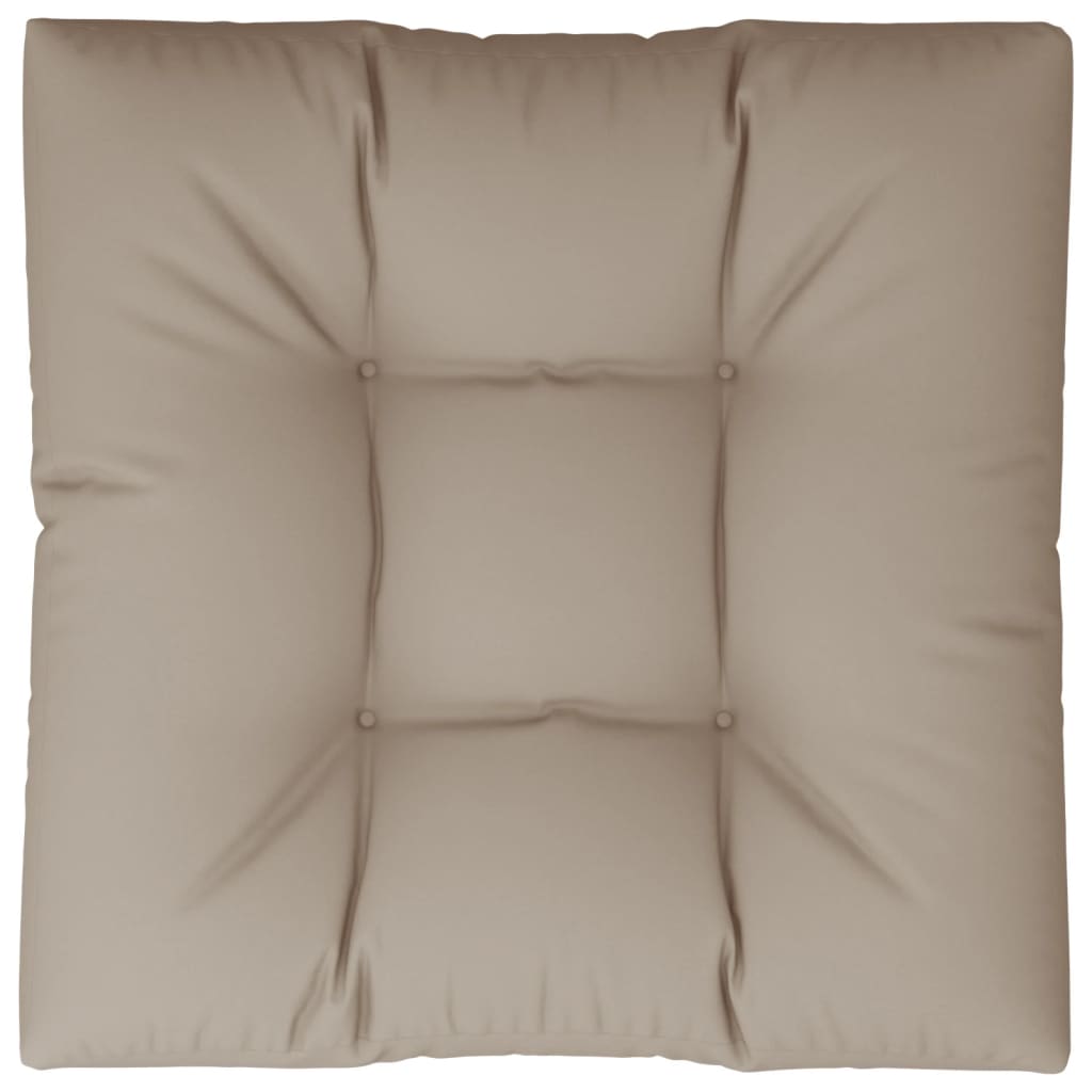 Cuscino per Pallet Tortora 70x70x12 cm in Tessuto | homemem39
