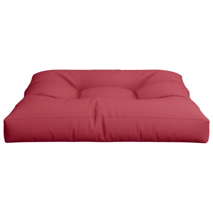 Cuscino per Pallet Rosso Vino 70x70x12 cm in Tessuto | homemem39