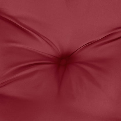 Cuscino per Pallet Rosso Vino 70x70x12 cm in Tessuto | homemem39