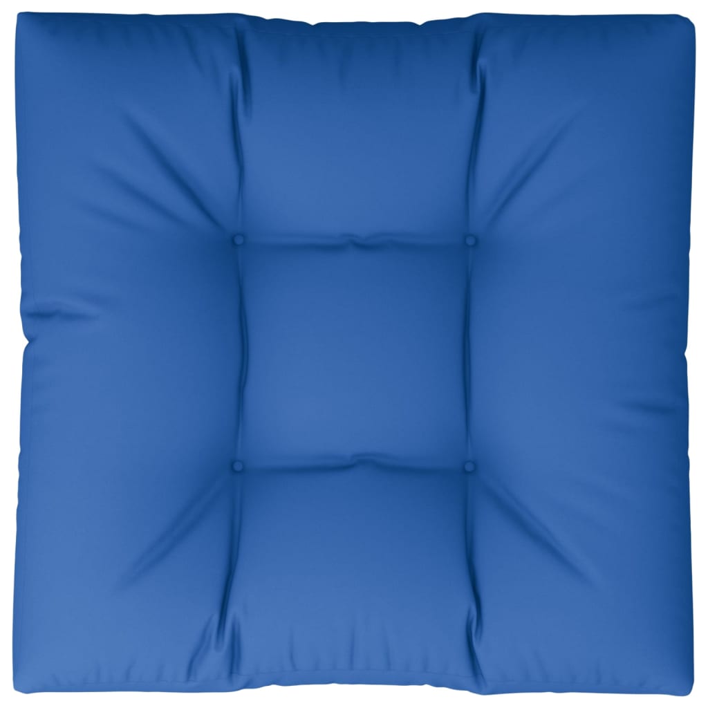 Cuscino per Pallet Blu Reale 70x70x12 cm in Tessuto | homemem39