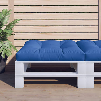 Cuscino per Pallet Blu Reale 70x70x12 cm in Tessuto | homemem39