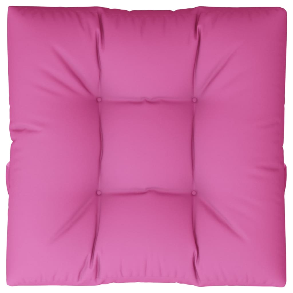Cuscino per Pallet Rosa 70x70x12 cm in Tessuto | homemem39