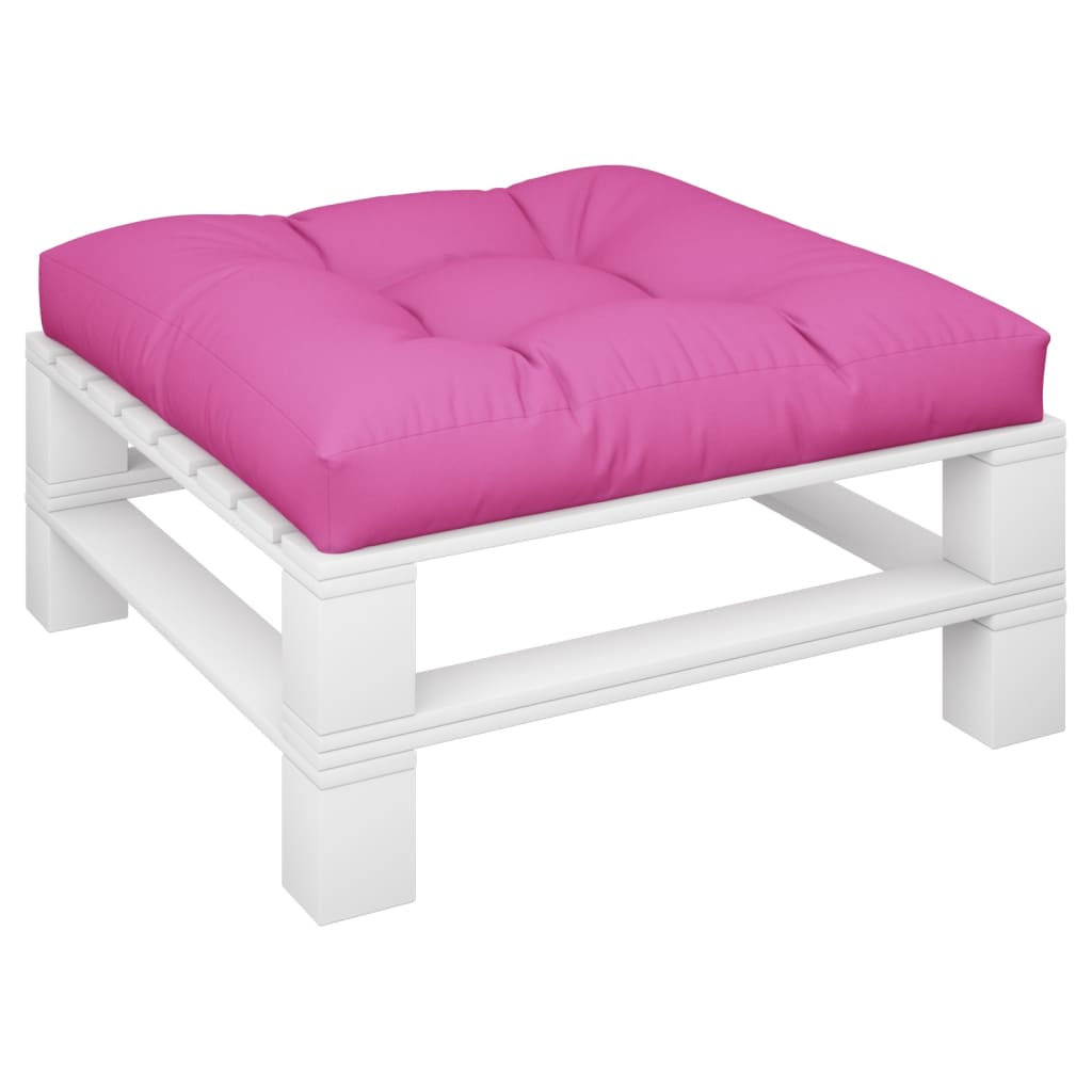 Cuscino per Pallet Rosa 70x70x12 cm in Tessuto | homemem39