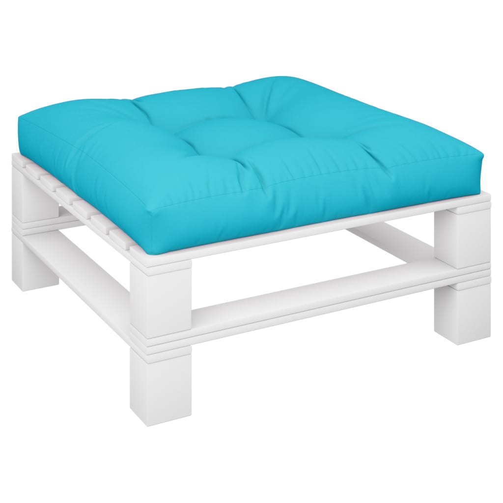 Cuscino per Pallet Turchese 70x70x12 cm Tessuto | homemem39
