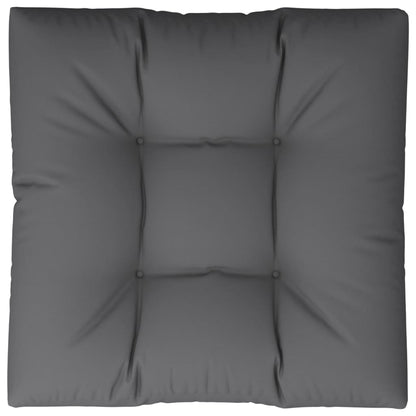 Cuscino per Pallet Antracite 80x80x12 cm in Tessuto | homemem39