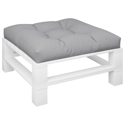 Cuscino per Pallet Grigio 80x80x12 cm in Tessuto | homemem39