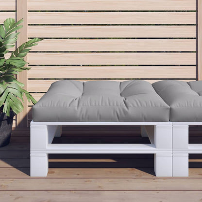 Cuscino per Pallet Grigio 80x80x12 cm in Tessuto | homemem39