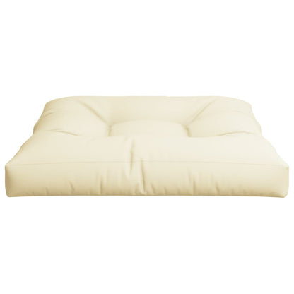 Cuscino per Pallet Crema 80x80x12 cm in Tessuto | homemem39