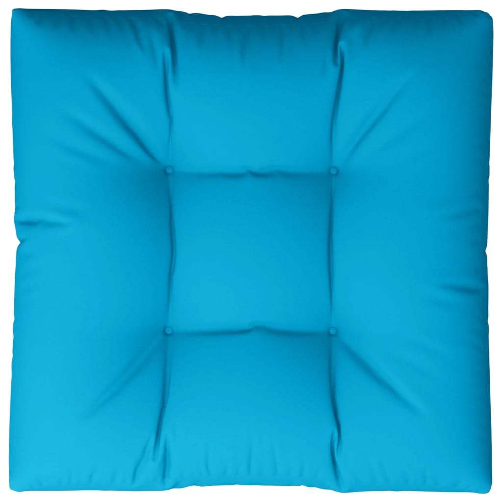 Cuscino per Pallet Blu 80x80x12 cm in Tessuto | homemem39