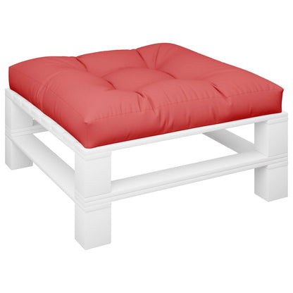 Cuscino per Pallet Rosso 80x80x12 cm in Tessuto | homemem39