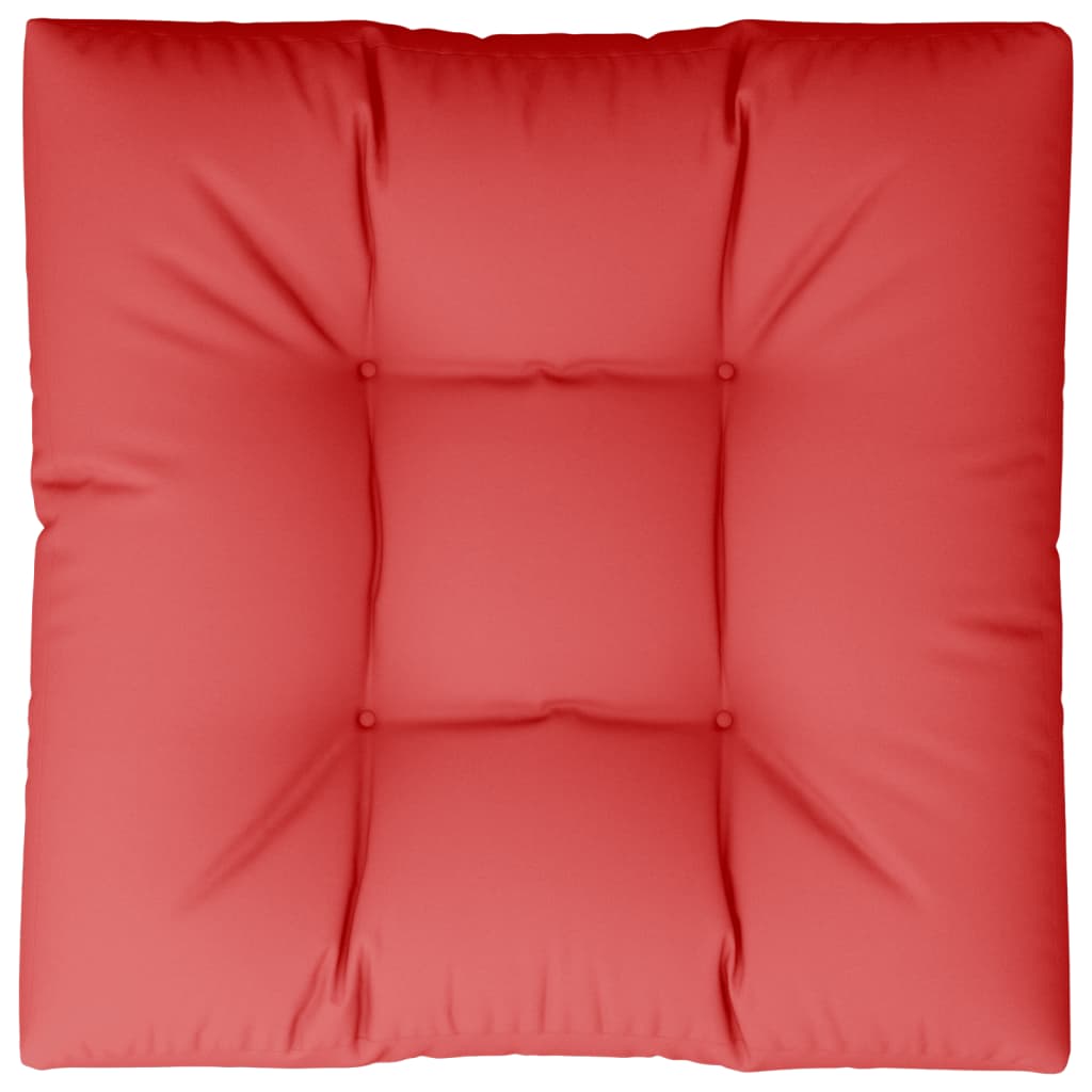 Cuscino per Pallet Rosso 80x80x12 cm in Tessuto | homemem39