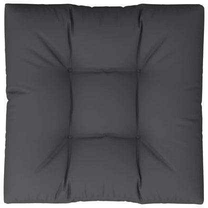 Cuscino per Pallet Nero 80x80x12 cm in Tessuto | homemem39