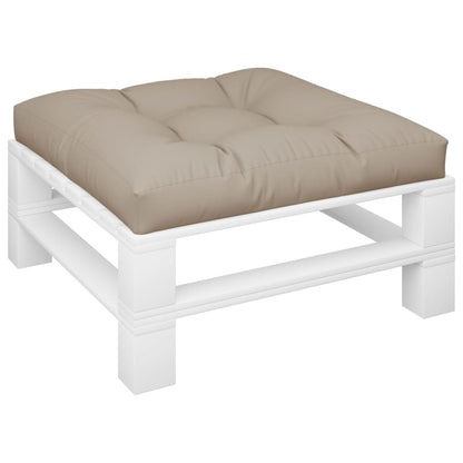 Cuscino per Pallet Tortora 80x80x12 cm in Tessuto | homemem39