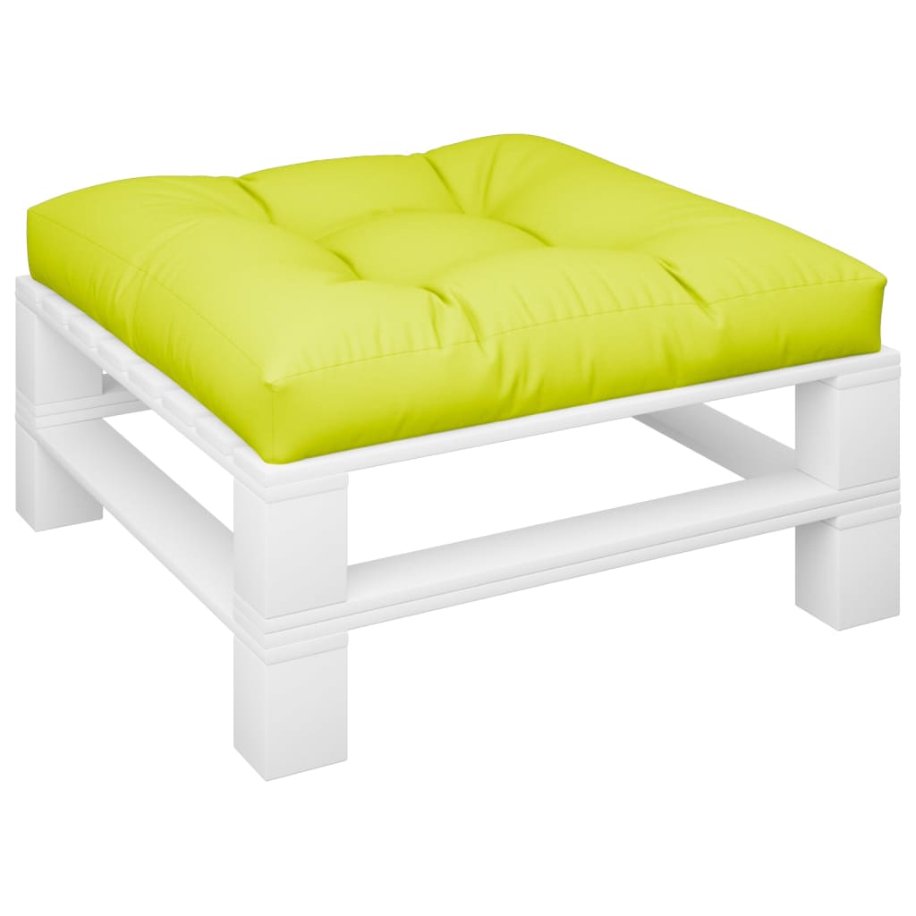 Cuscino per Divano Pallet Verde Brillante 80x80x12 cm | homemem39