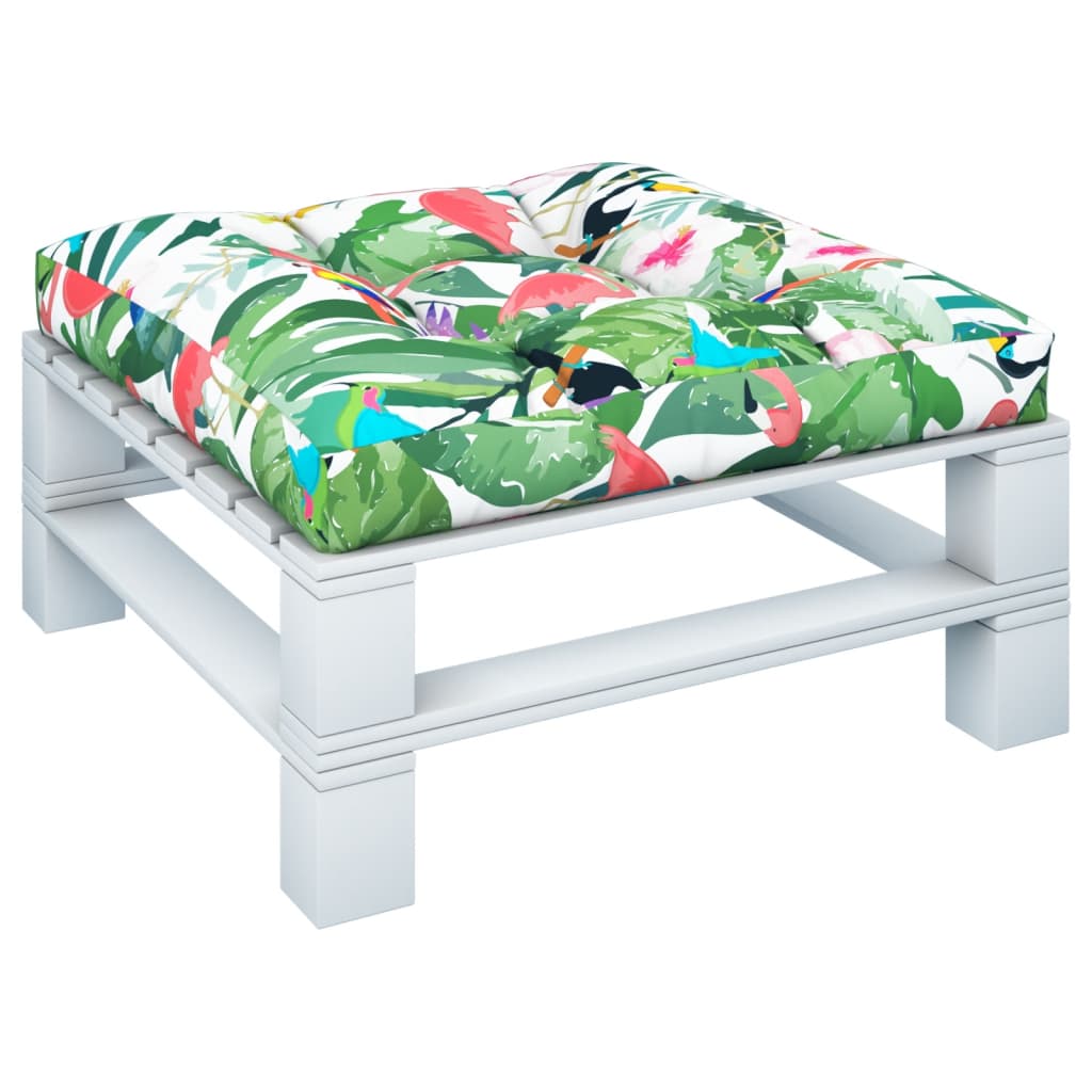 Cuscino per Pallet Multicolore 80x80x12 cm in Tessuto | homemem39