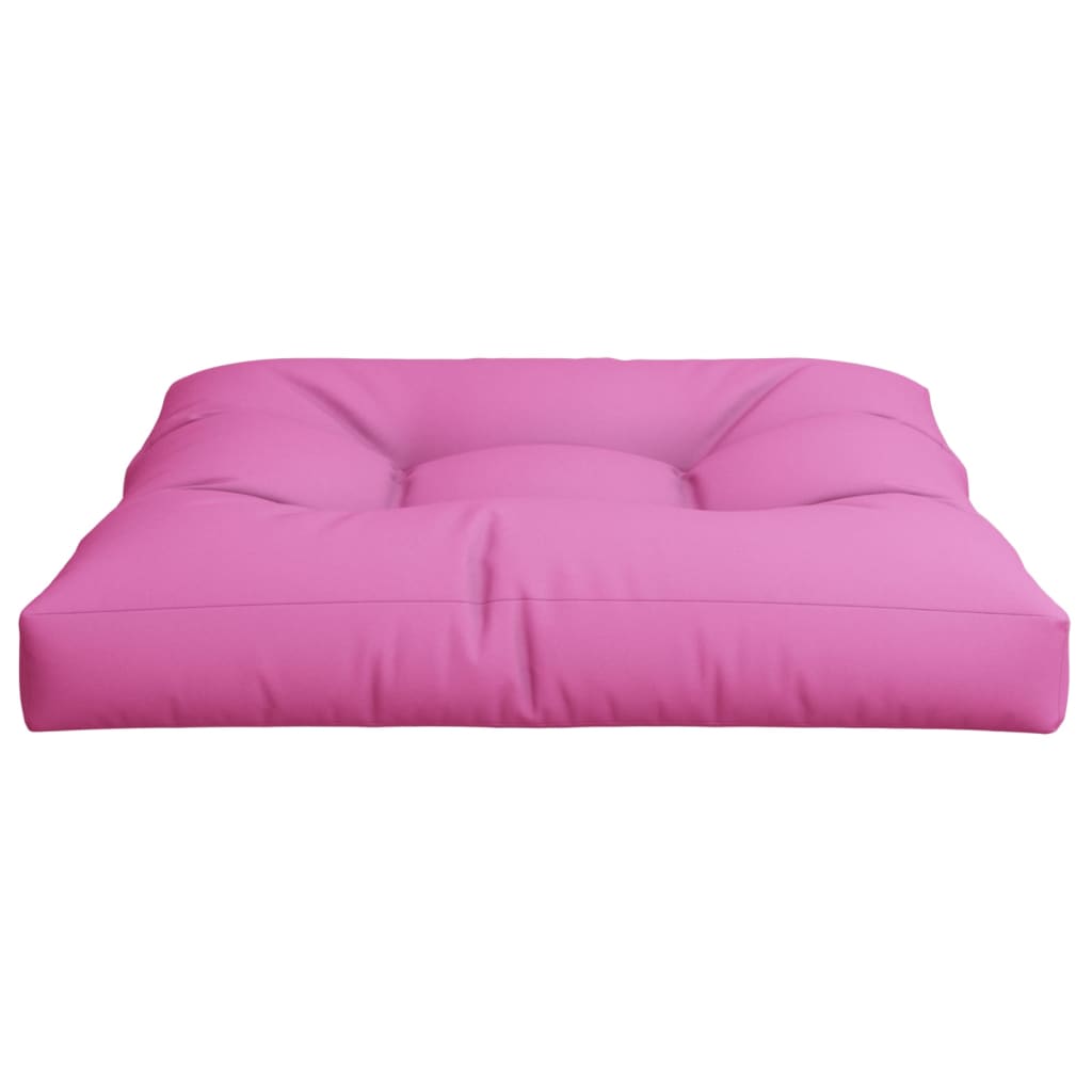 Cuscino per Pallet Rosa 80x80x12 cm in Tessuto | homemem39