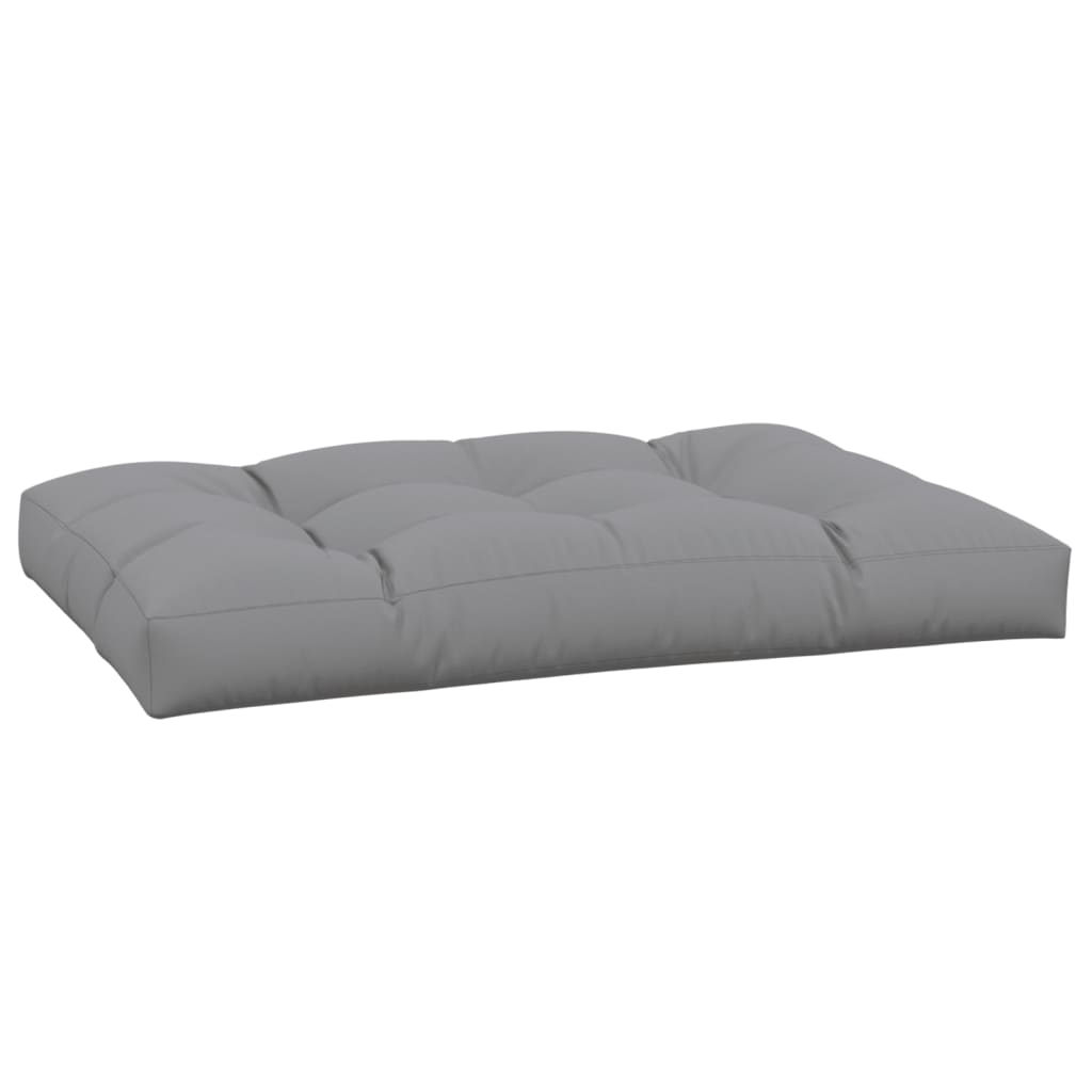 Cuscino per Pallet Grigio 120x80x12 cm in Tessuto | homemem39