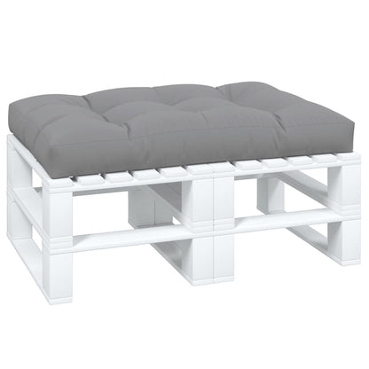 Cuscino per Pallet Grigio 120x80x12 cm in Tessuto | homemem39
