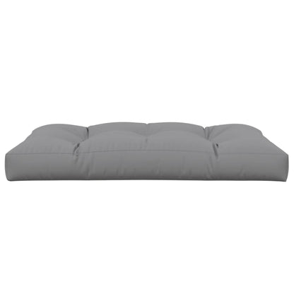 Cuscino per Pallet Grigio 120x80x12 cm in Tessuto