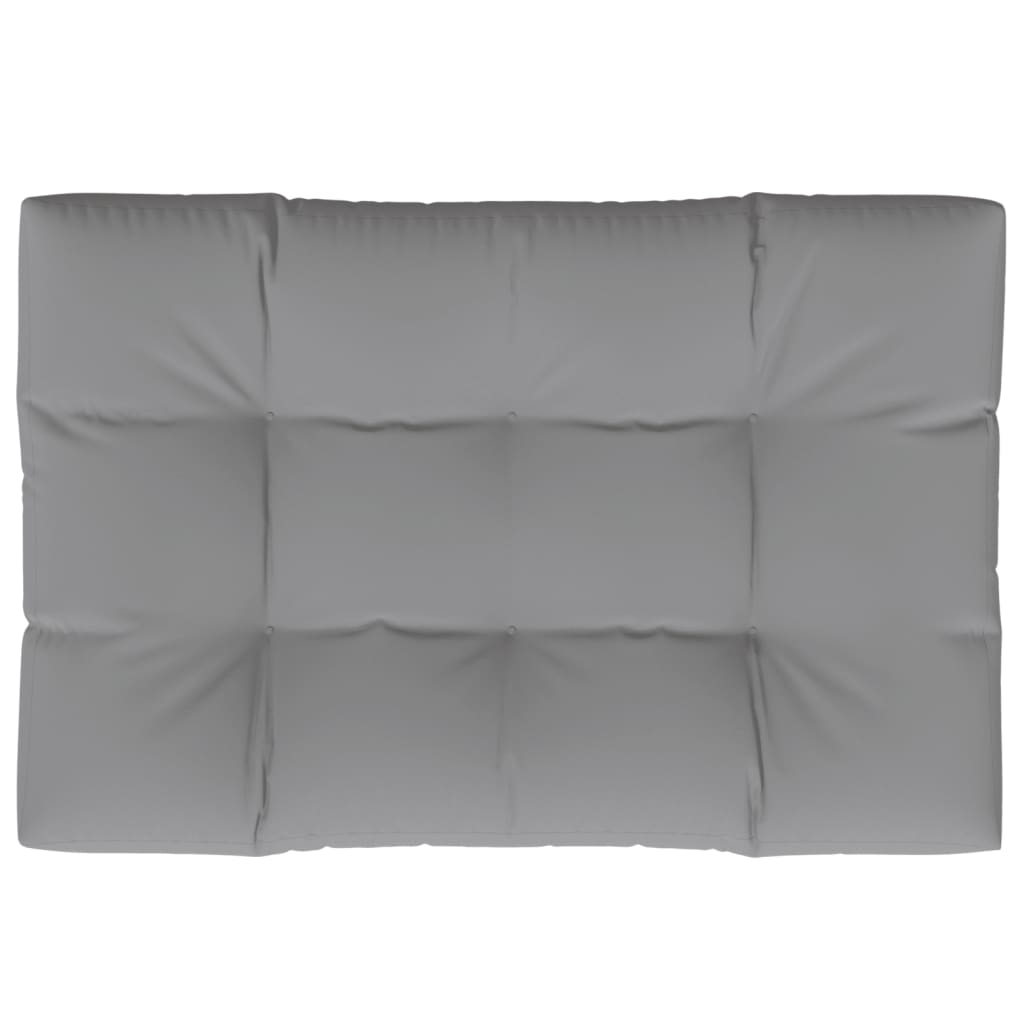 Cuscino per Pallet Grigio 120x80x12 cm in Tessuto | homemem39