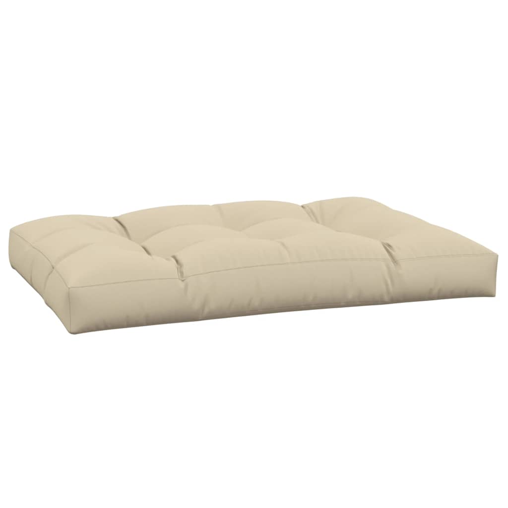 Cuscino per Pallet Beige 120x80x12 cm in Tessuto | homemem39