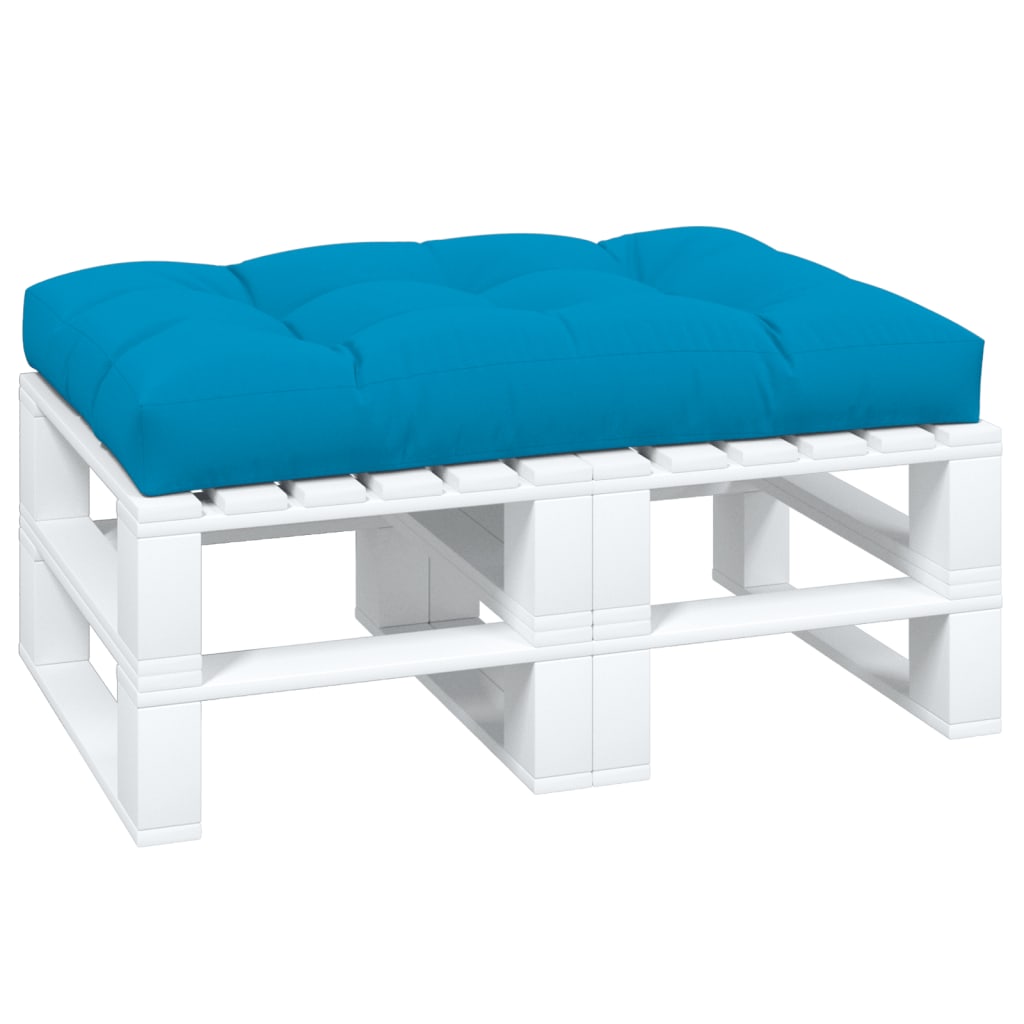 Cuscino per Pallet Blu 120x80x12 cm in Tessuto | homemem39