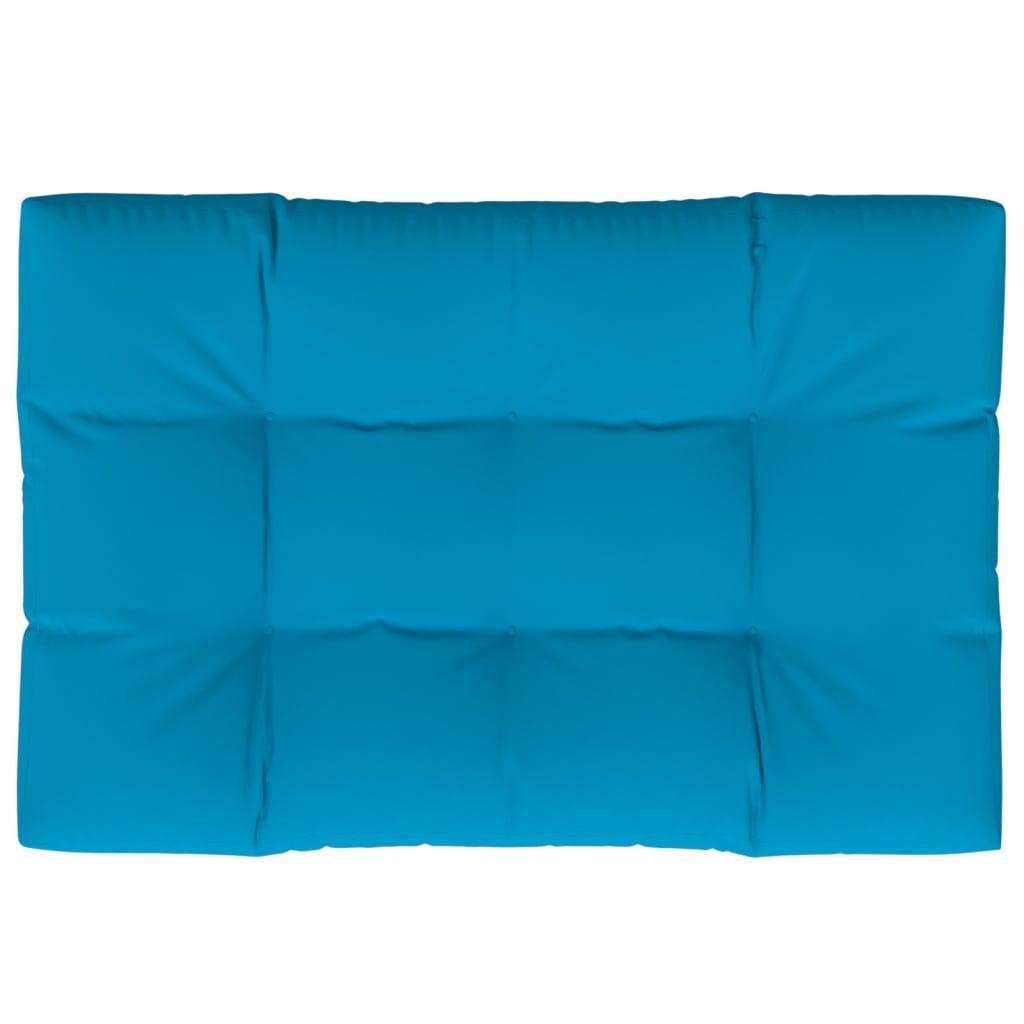Cuscino per Pallet Blu 120x80x12 cm in Tessuto | homemem39
