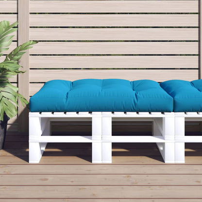 Cuscino per Pallet Blu 120x80x12 cm in Tessuto | homemem39