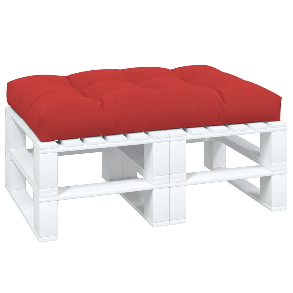 Cuscino per Pallet Rosso 120x80x12 cm in Tessuto | homemem39