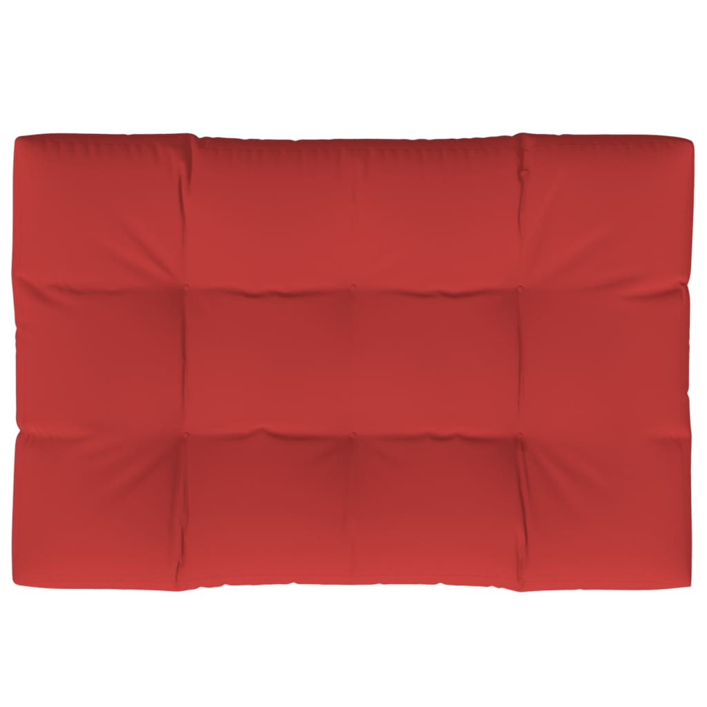 Cuscino per Pallet Rosso 120x80x12 cm in Tessuto | homemem39